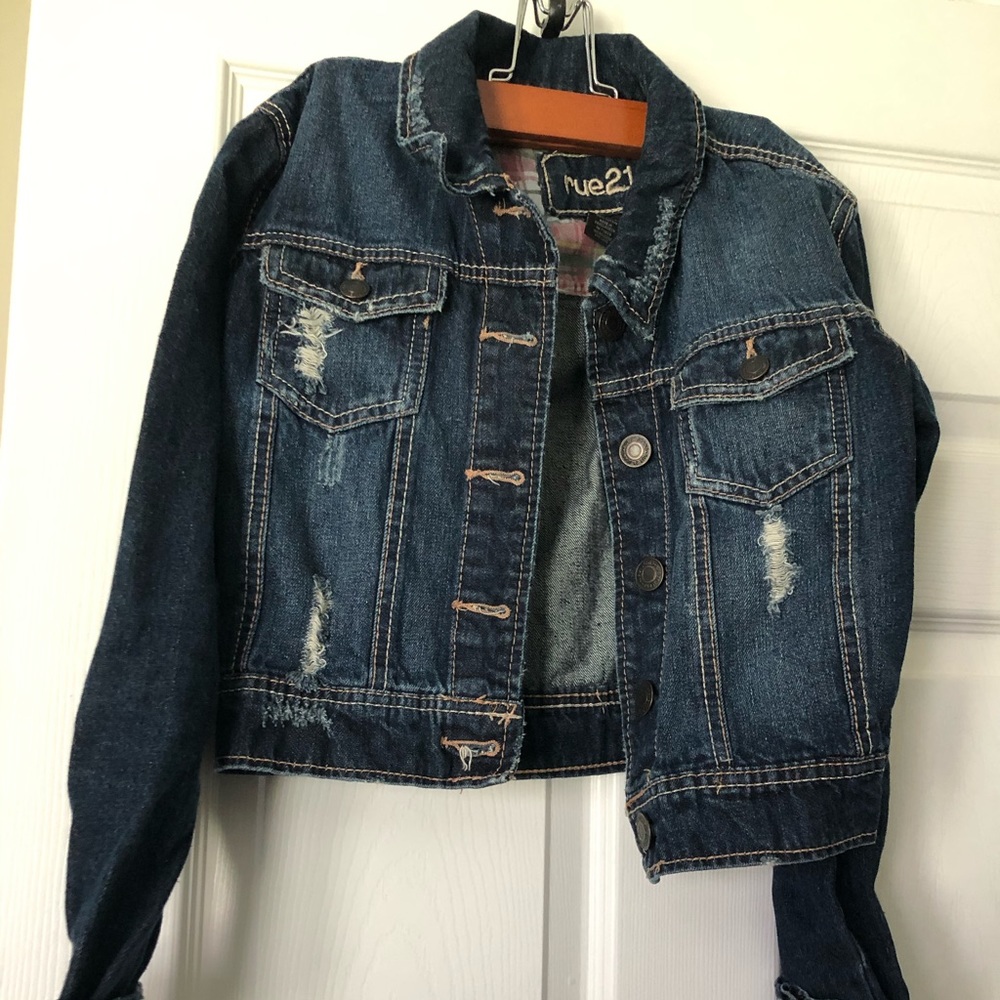 Rue 21 dress denim jacket